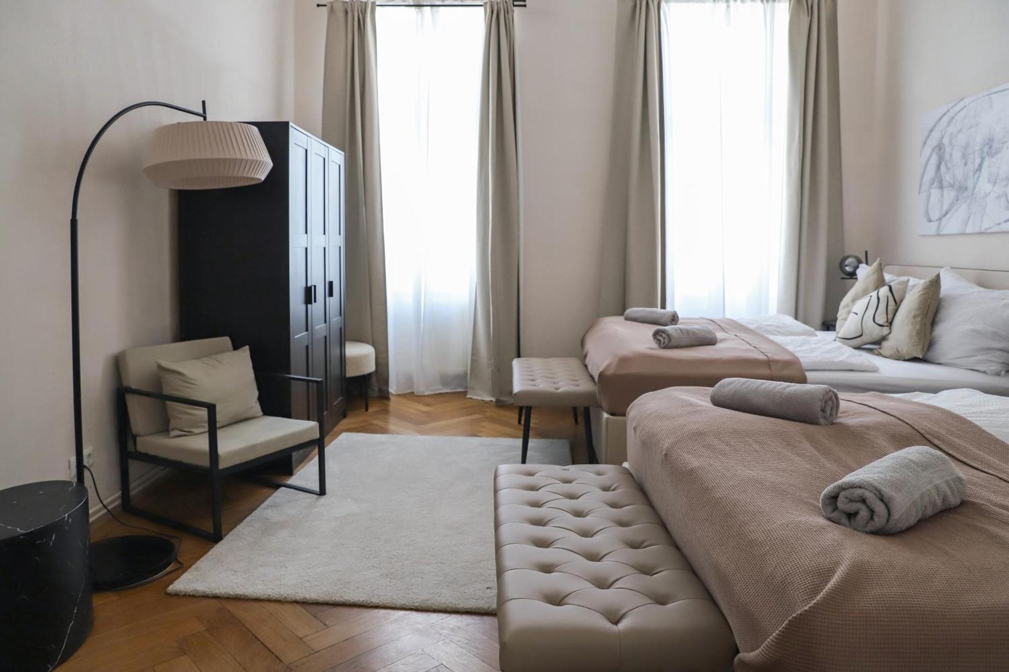 Spacious Apartment, 3 Min To U6 Metro Viena Exterior foto